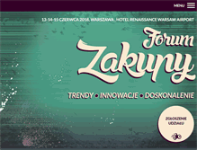 Tablet Screenshot of forum-zakupy.com